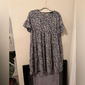 Women’s floral babydoll midi dress from Shein